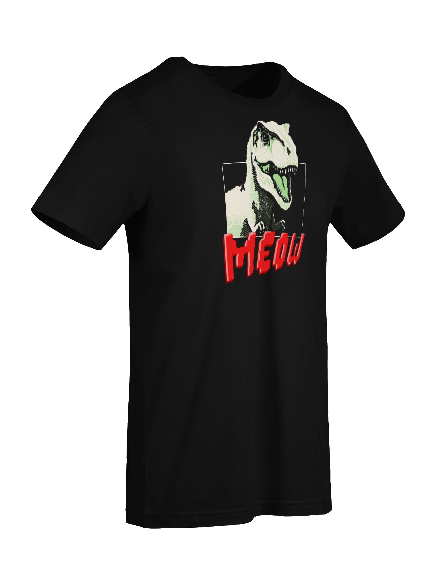 8-Bit T-Rex Meow T-shirt product image (2)