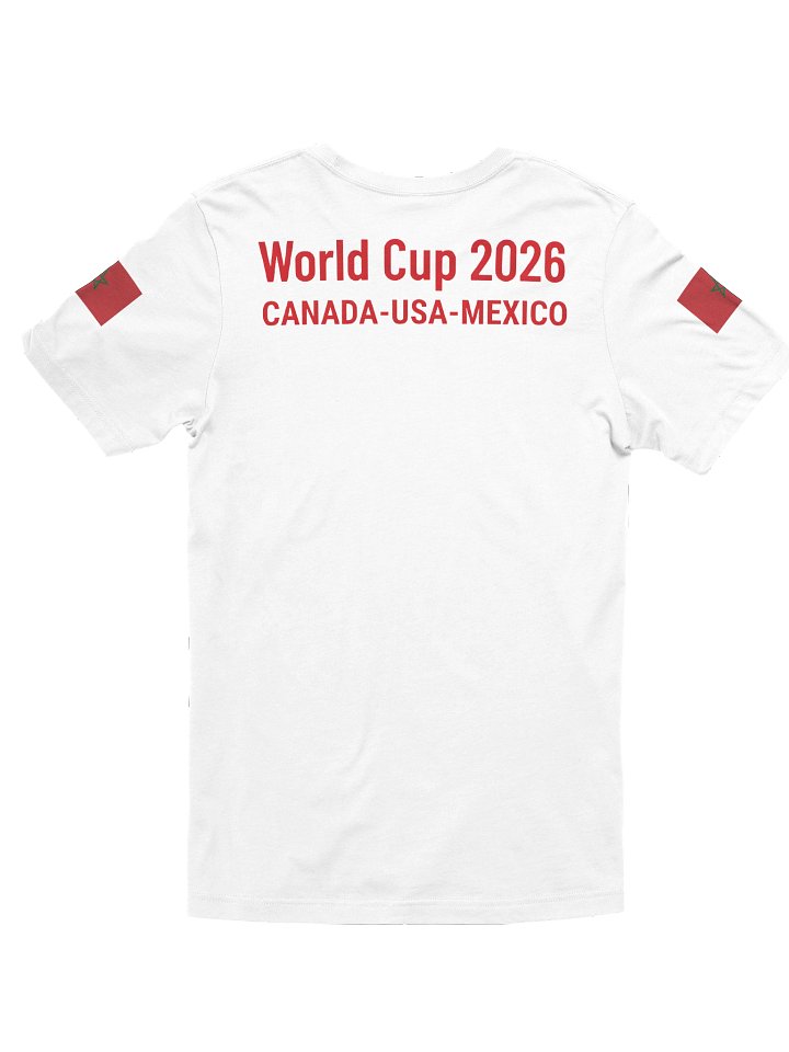 Morocco 2026 World Cup Flag Tee - Premium Unisex T-shirt product image (11)
