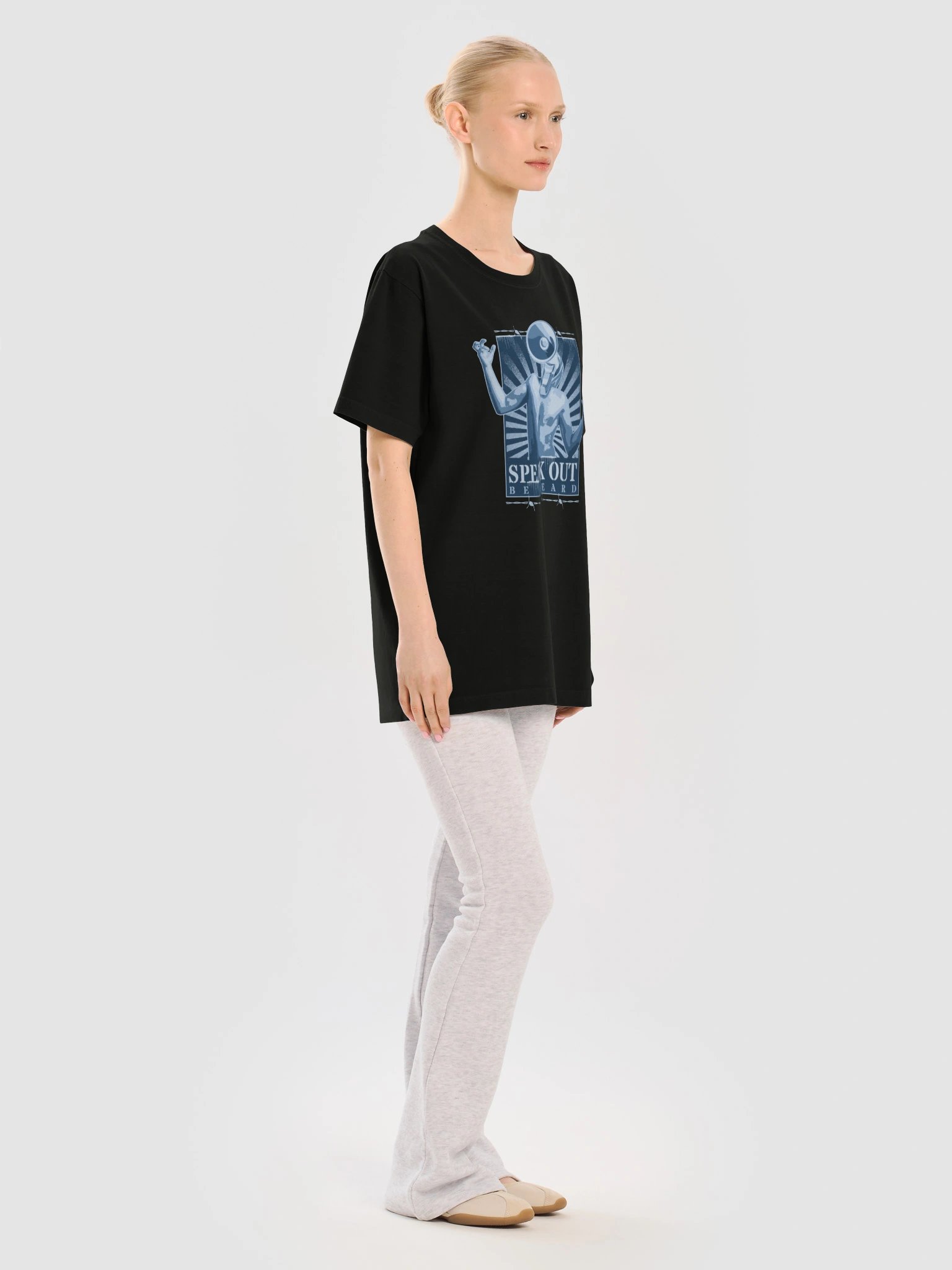 Speak Out Be Heard T-Shirt - Activist Megaphone Head Shirt | Protest Streetwear Tee product image (91)