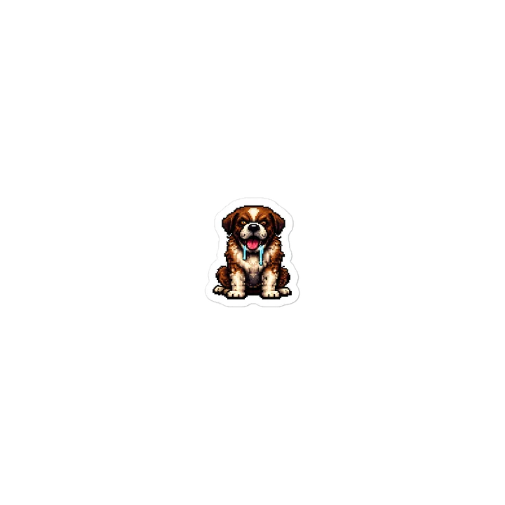 Cujo Retro Pixel Art Laptop Sticker product image (1)