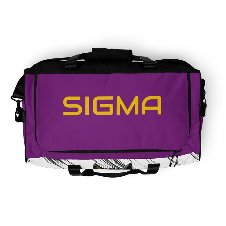 SIGMA DRIZZLE WOLF GYM BAG (PURPLE) product image (2)