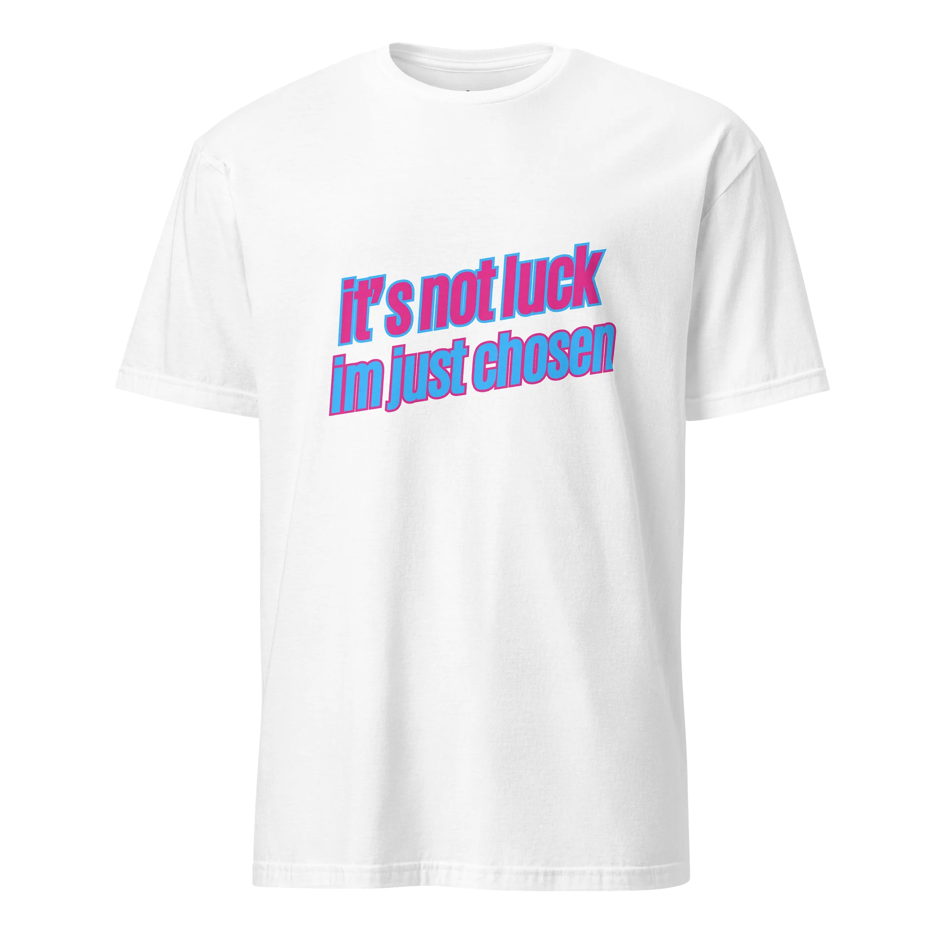 CHOSEN NOT LUCK GRAPHIC TEE (WHITE) product image (1)