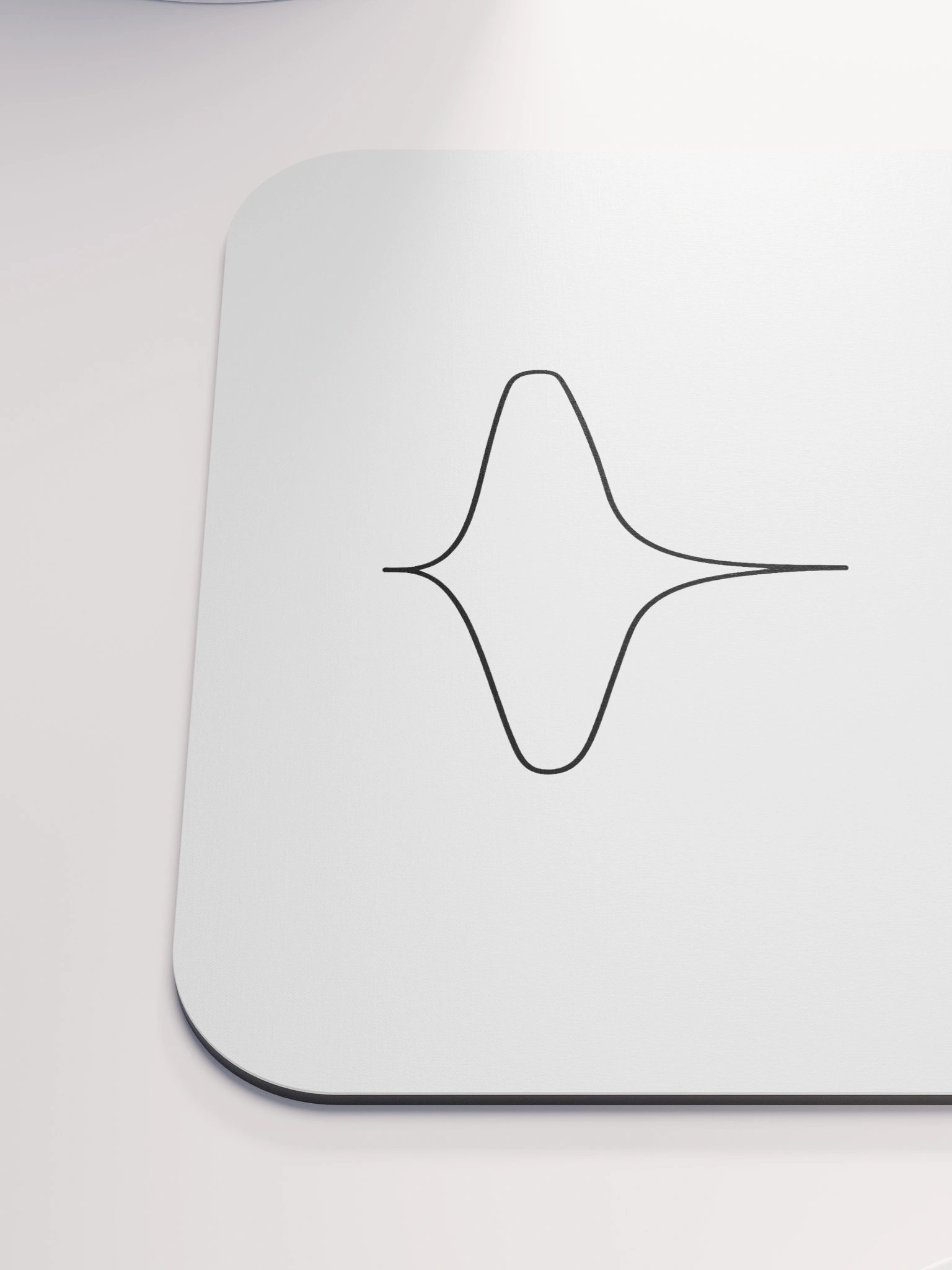 Bark Fart Waveform White Mouse Pad product image (6)
