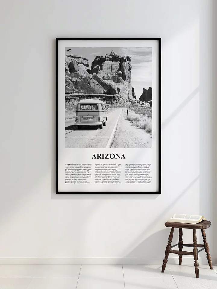 Arizona 03 Newspaper Poster | Framed product image (2)
