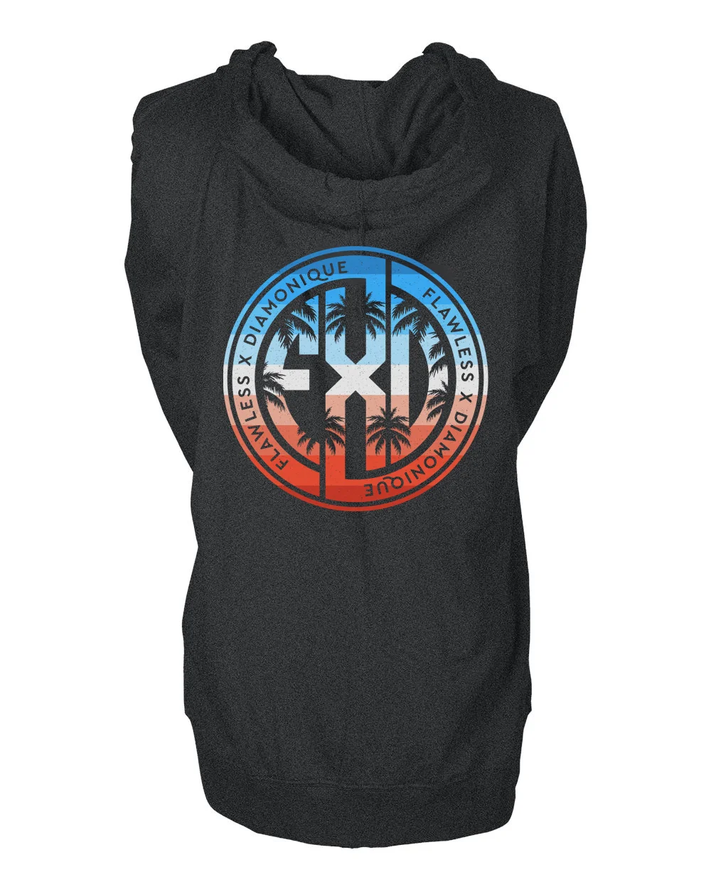 FXD Charcoal Lightweight Beach Hoodie w/Beach Logo product image (2)