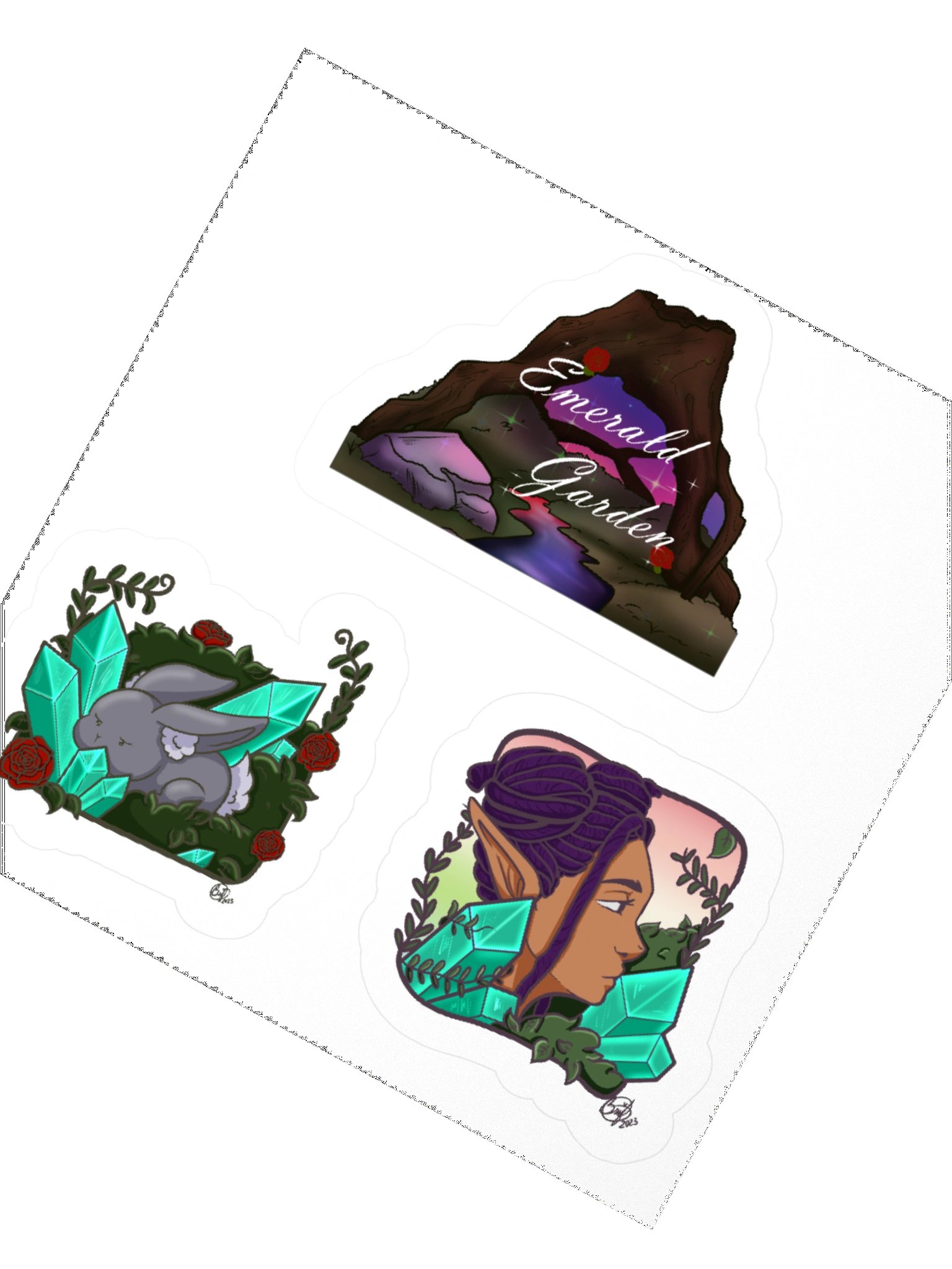 Emerald Garden stickers product image (4)