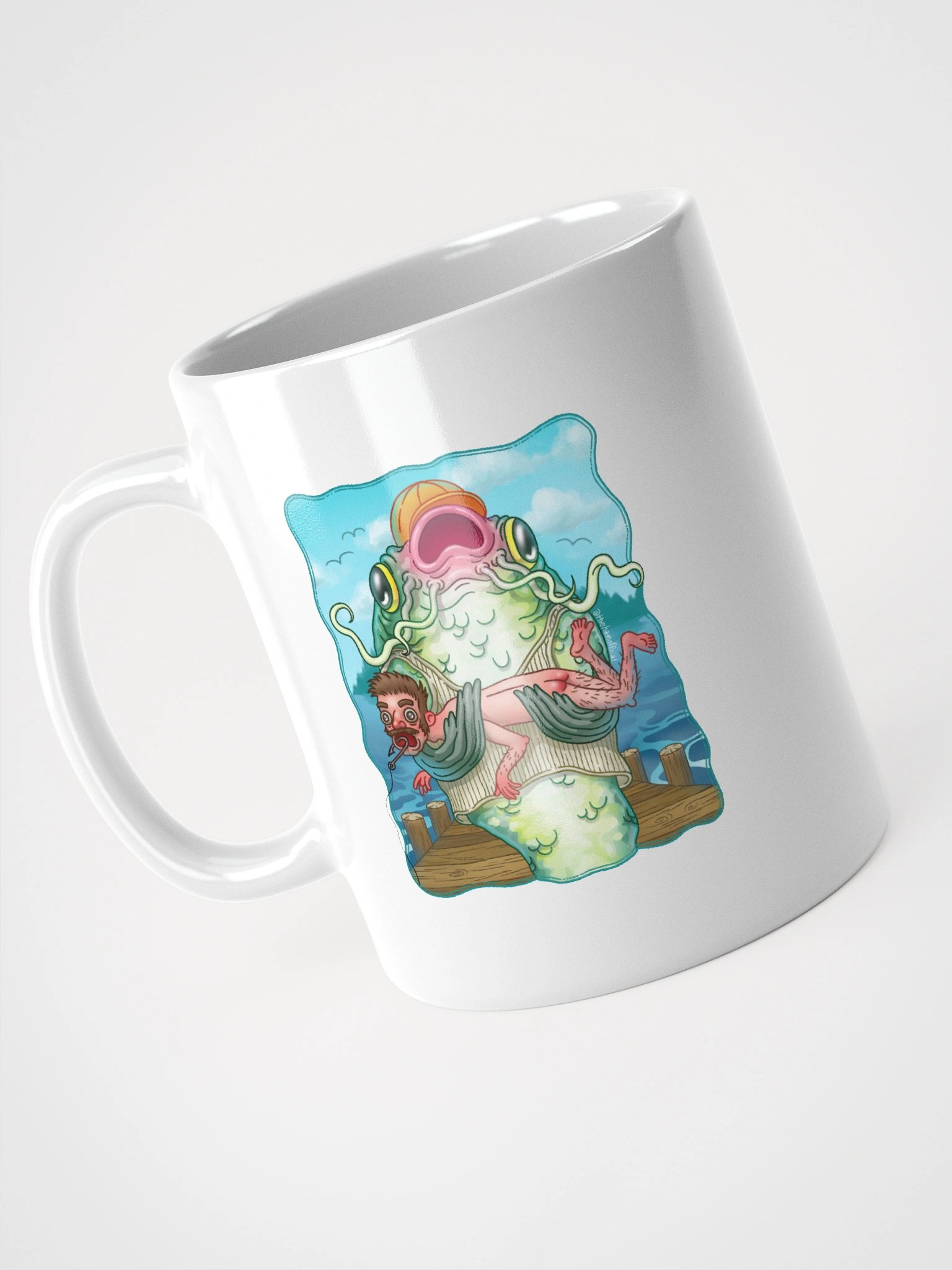 Gill, 26 (+Hookr Logo) White Mug product image (1)