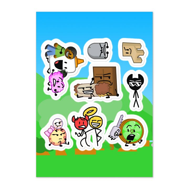 OCA sticker sheet product image (1)