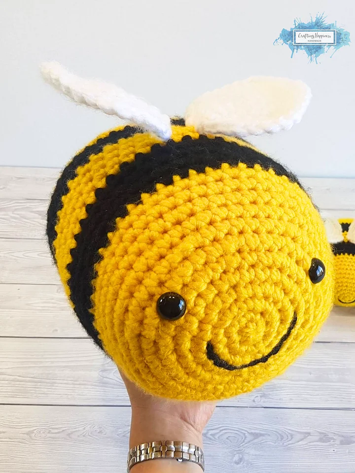 Amigurumi TikTok Bee Crochet Pattern | Bunblebee Toy, Easy One Day Baby Gift, 3 Sizes (PDF Pattern) product image (2)