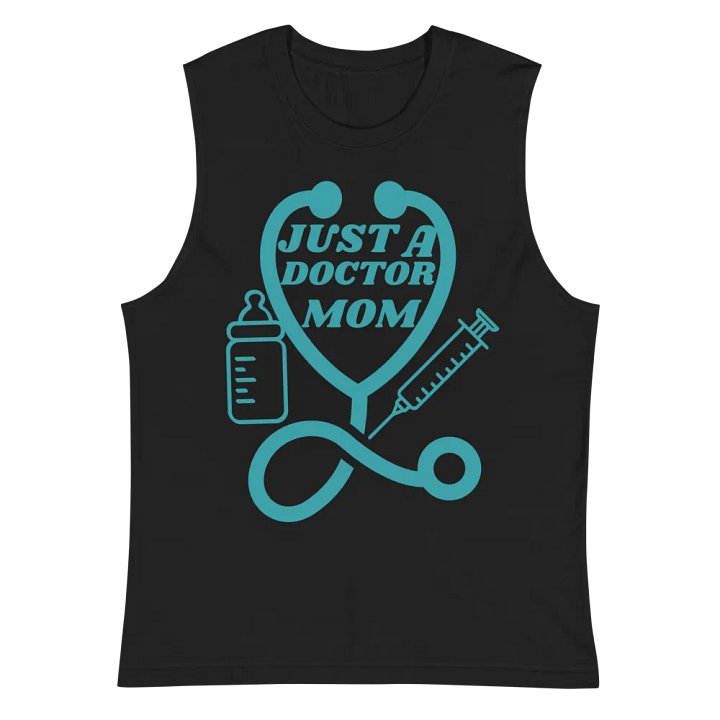 Doctor Mom Illustrated Muscle Tank product image (3)