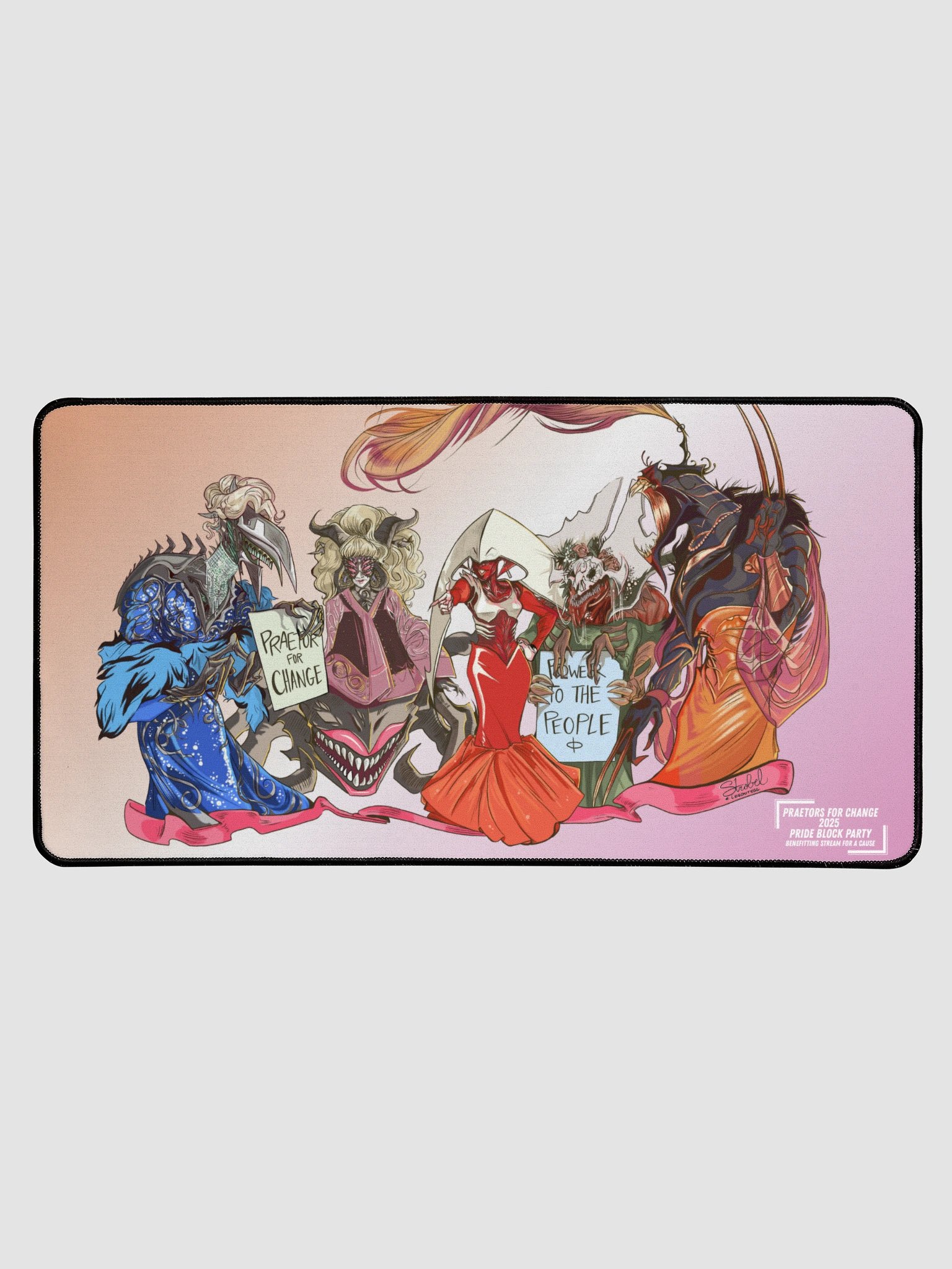 Praetor Pride Playmat/Deskmat -- Lesbian Flag product image (1)