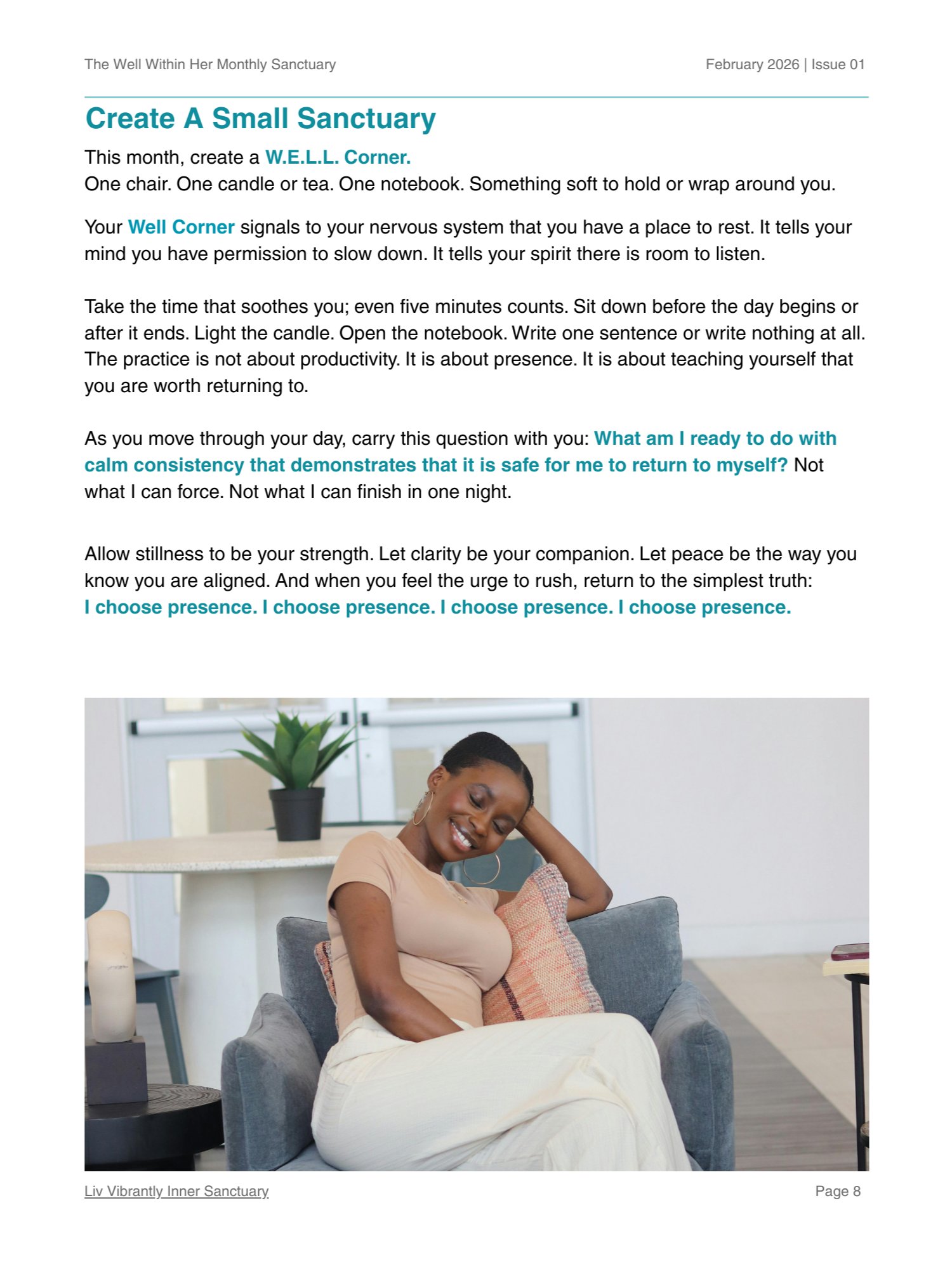 The Well Within Her February Magazine product image (2)