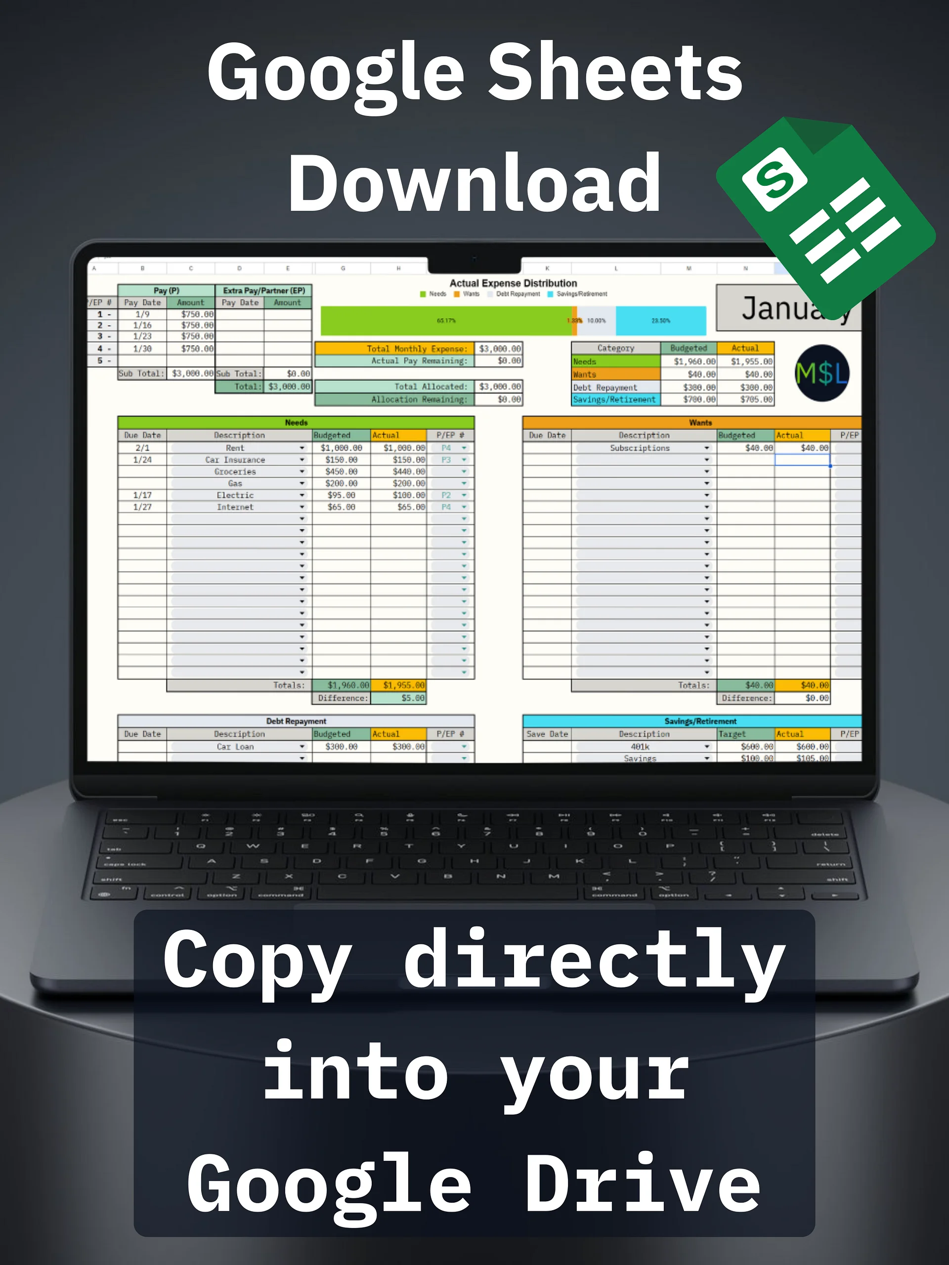 Paycheck Budget Planner Pro product image (5)