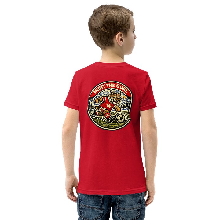 Lynx Soccer Player T-Shirt for Kids | The Wild Games product image (26)