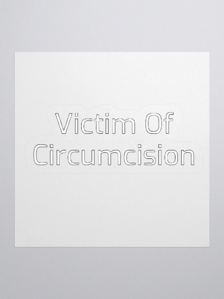 Victim Of Circumcision Sticker product image (1)