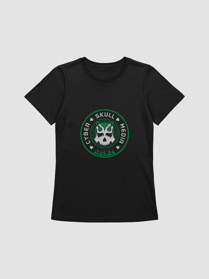 Cyber Skull Winter St. Patty's 2026 Logo Tee (Women's Fit) product image (1)