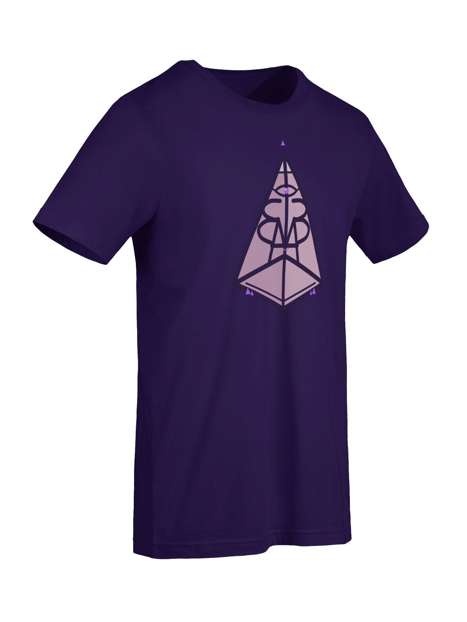 AMP-33 Pyramid Tee — Purple product image (7)