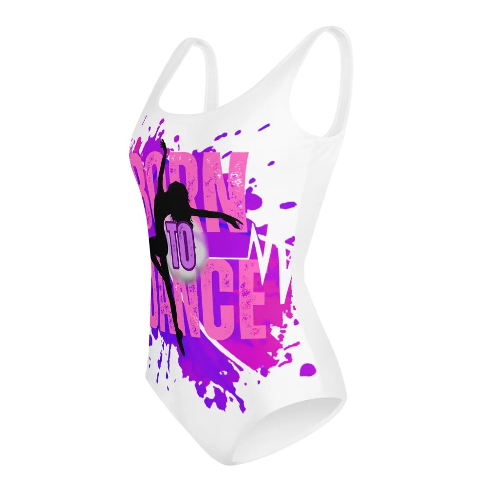 Born to Dance Her Silhouette Rhythmic Reverie Youth Swimsuit product image (9)