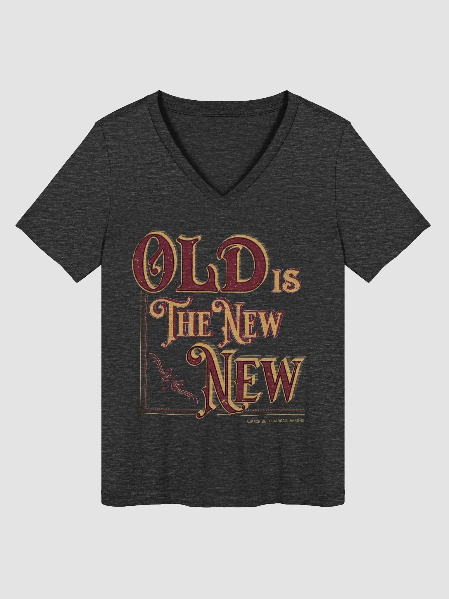 OLD IS THE NEW NEW (Ladies' V-Neck) product image (3)
