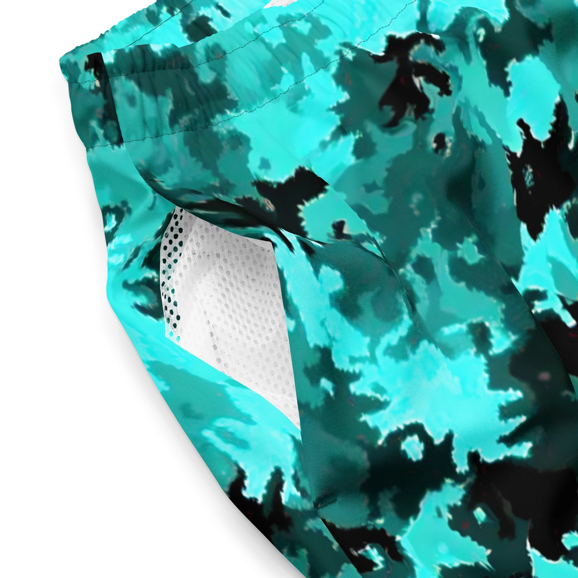 Oceanic Teal Swim Trunks product image (3)