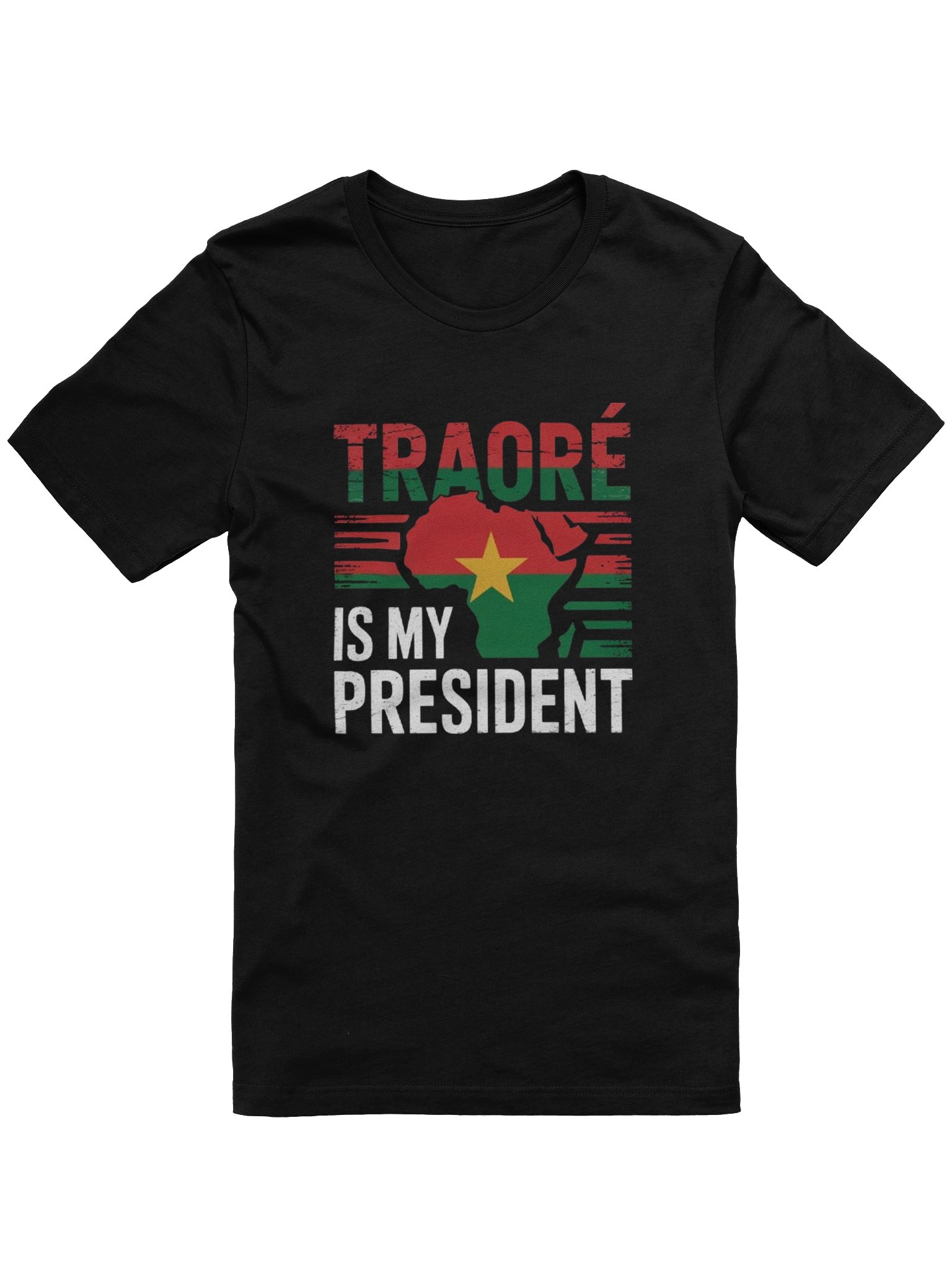 Traore is my president Burkina Faso- Ibrahim Traoré Supersoft T-shirt product image (1)