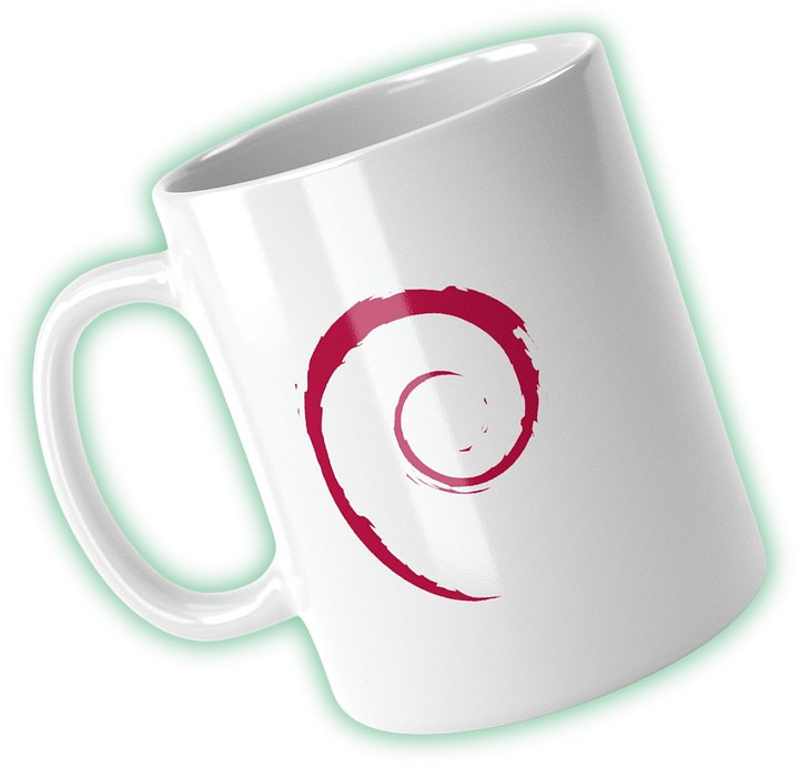 Coffee Mug with Debian Logo product image (1)
