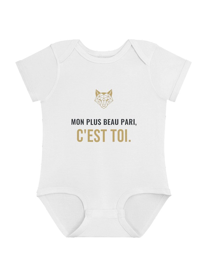 Body bébé — « Mon plus beau pari, c'est toi » product image (1)