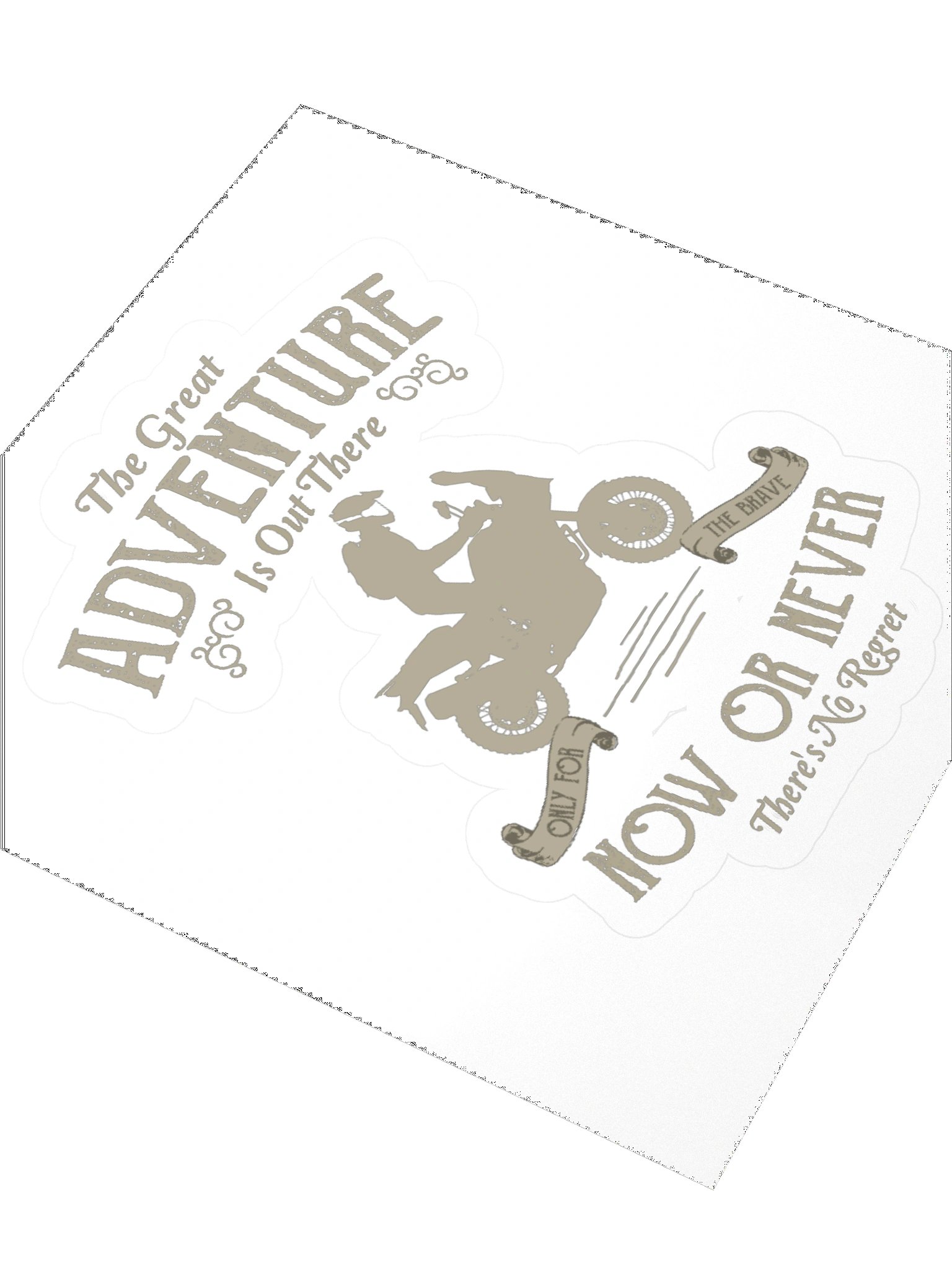 The Great Adventure Is Out There | Motorcycle Sticker product image (3)