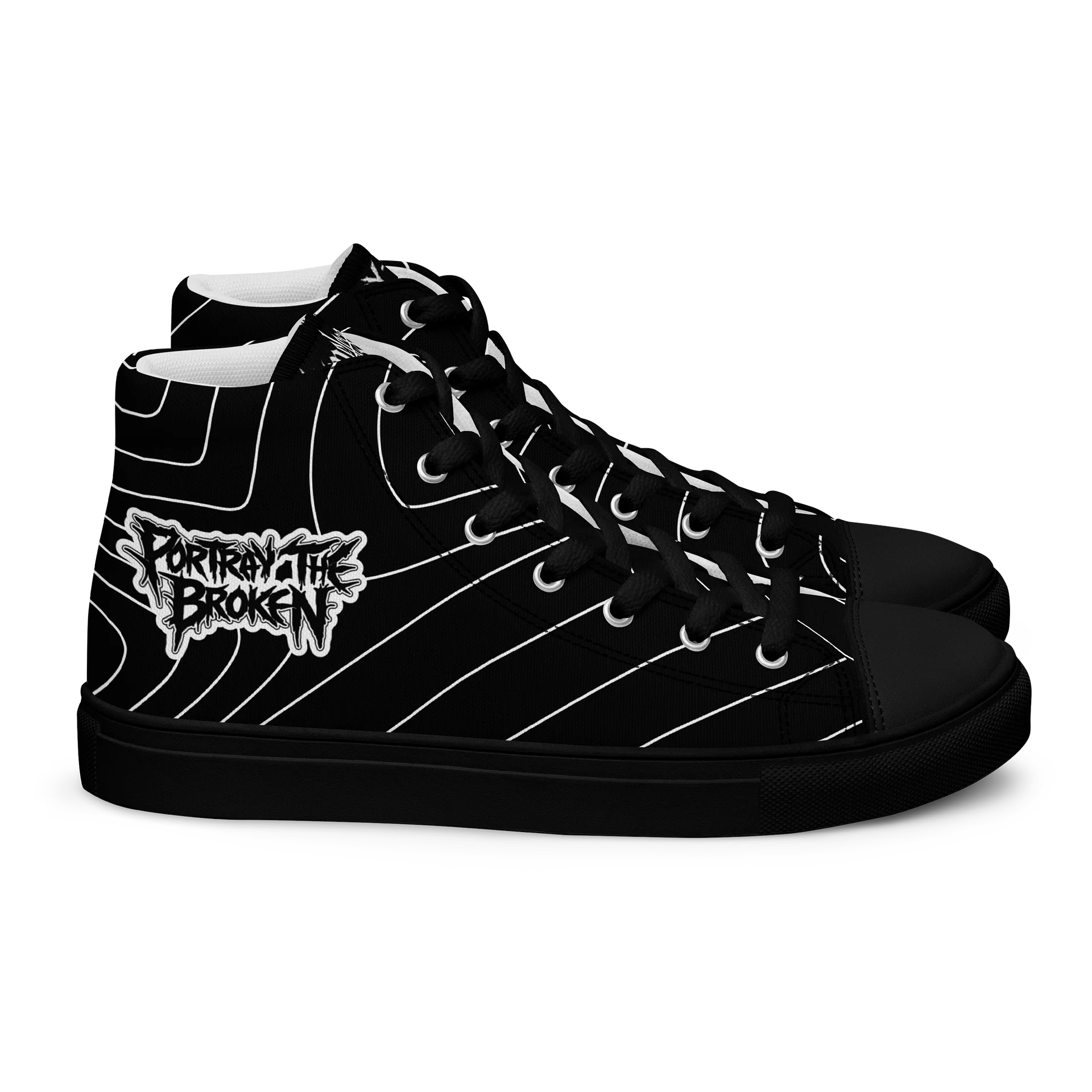 Portray the Broken High Top Shoes product image (2)