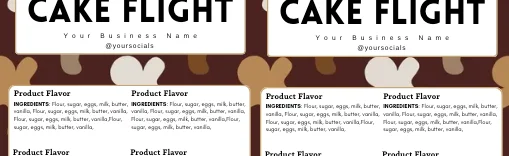 Gingerbread Lane Label Templates Bundle product image (3)