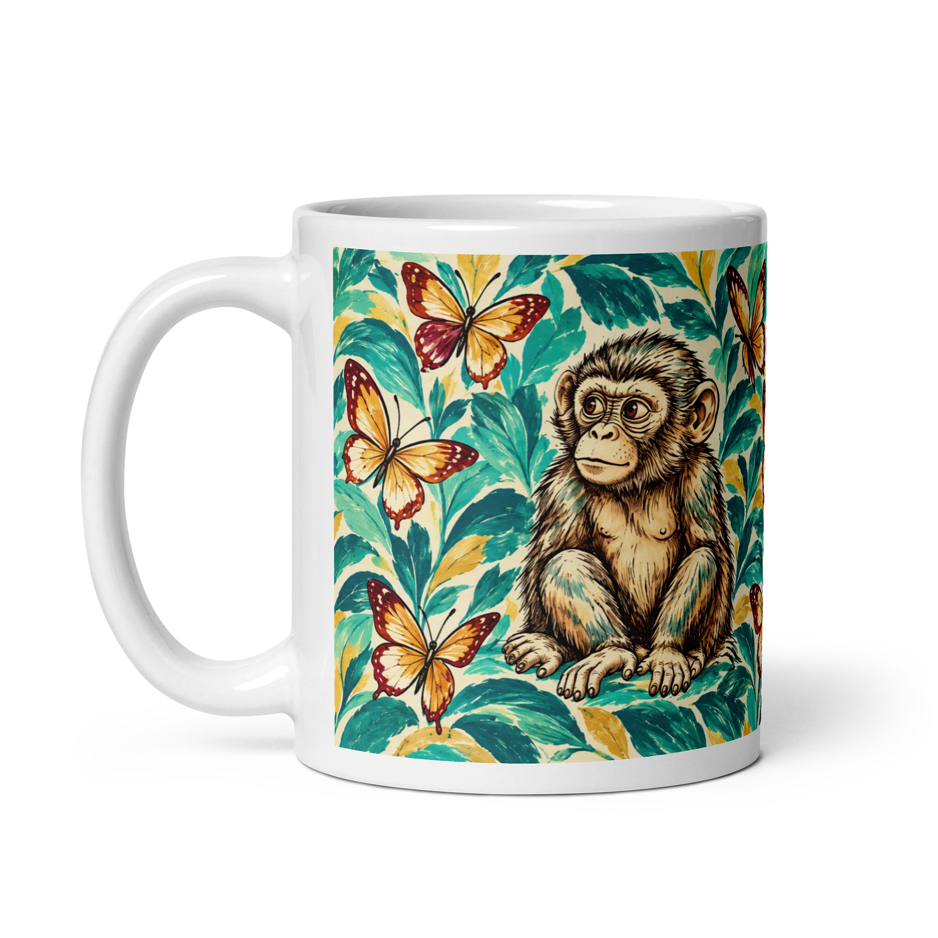 Monkey Business and Butterflies mug product image (2)