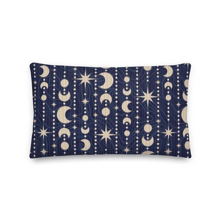 Celestial Dreams - Stars and Moons Premium Pillow product image (2)