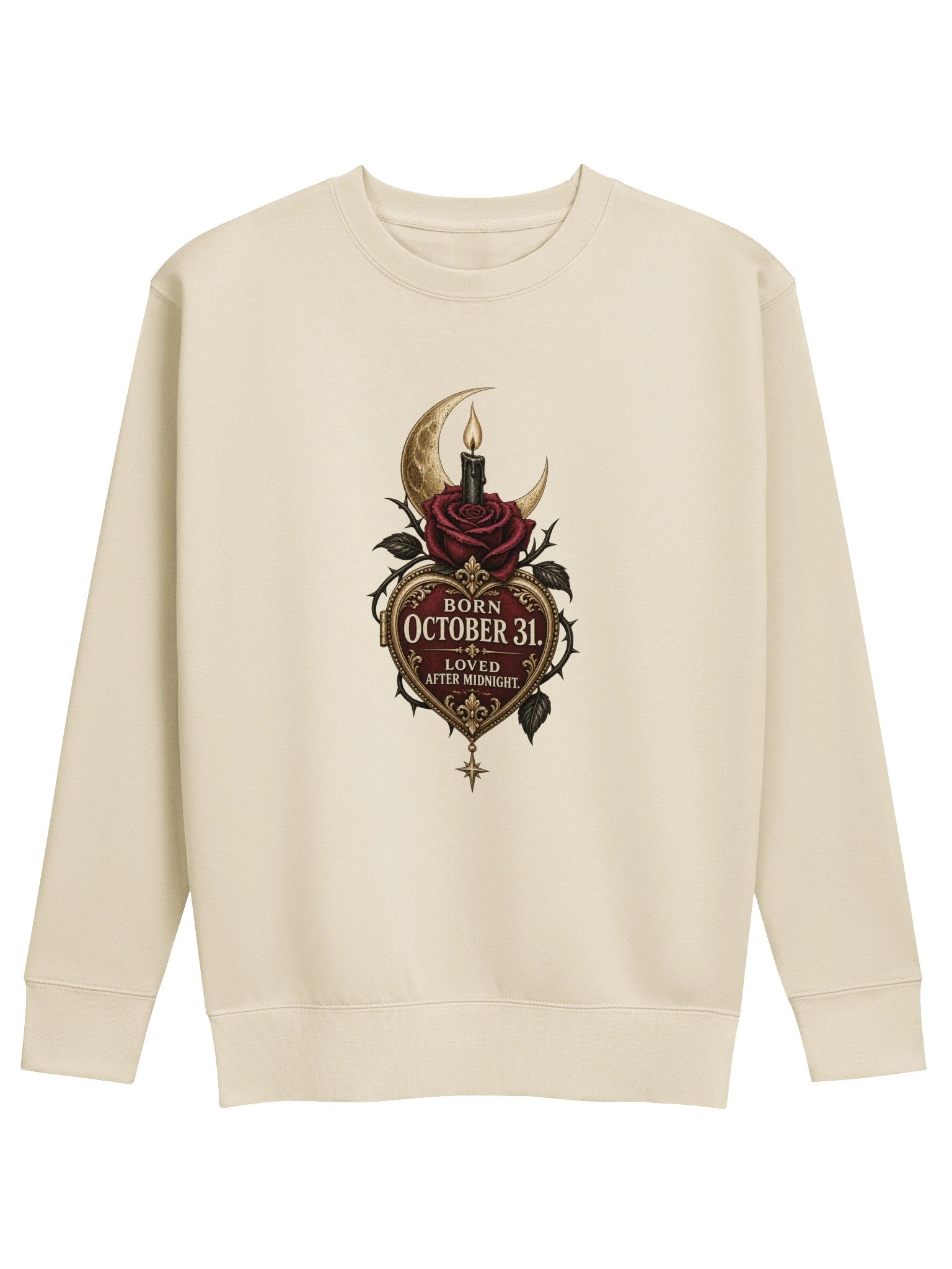 Born October 31. Loved After Midnight. - Premium Sweatshirt product image (1)