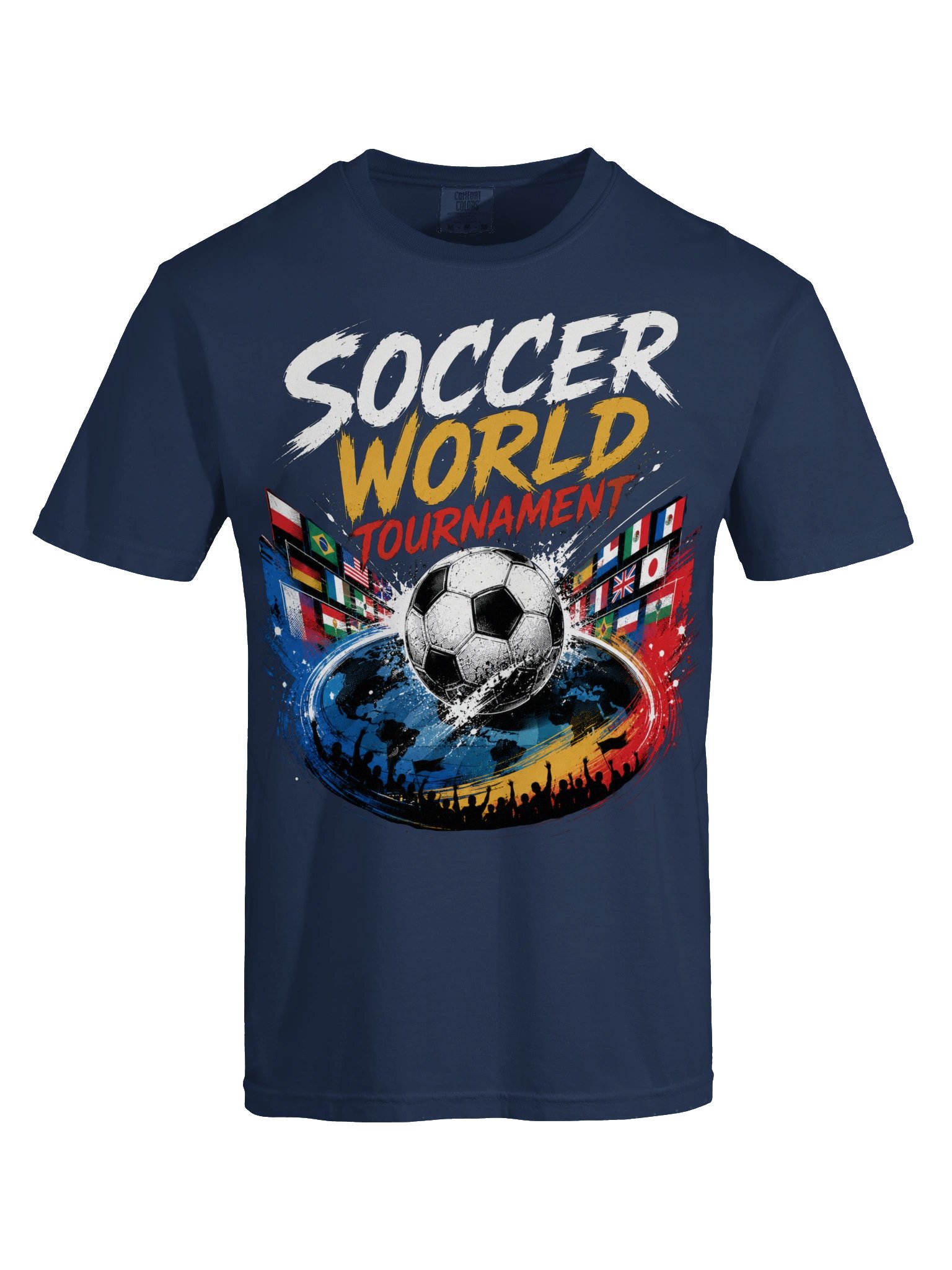 Soccer World Tournament T-Shirt – Global Fan Graphic Tee product image (2)