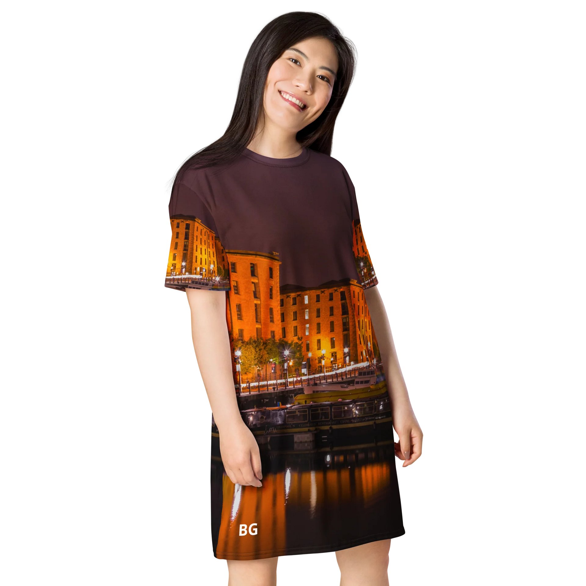 'Somewhere in the City' All-Over T-Shirt Dress product image (4)