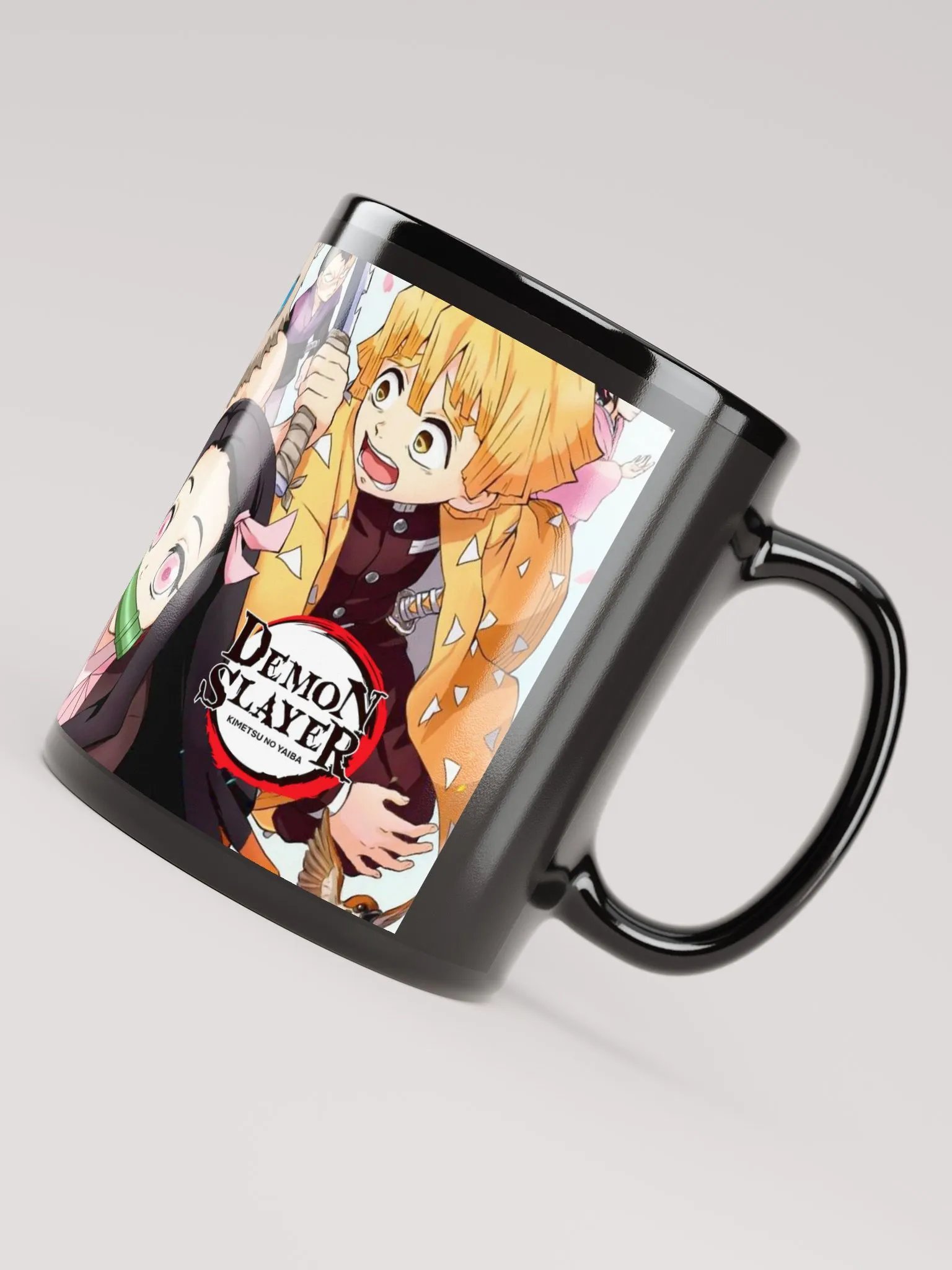 Demon Slayer Family Black Glossy Mug – Perfect for Fans and Collectors! product image (8)