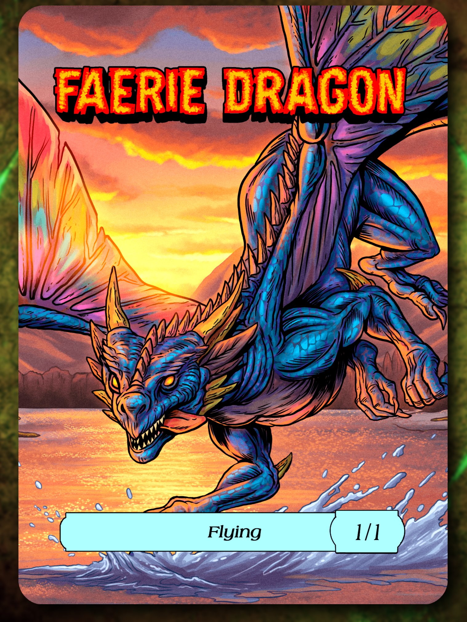 Faerie Dragon 1/1 Flying Full Art Token product image (1)