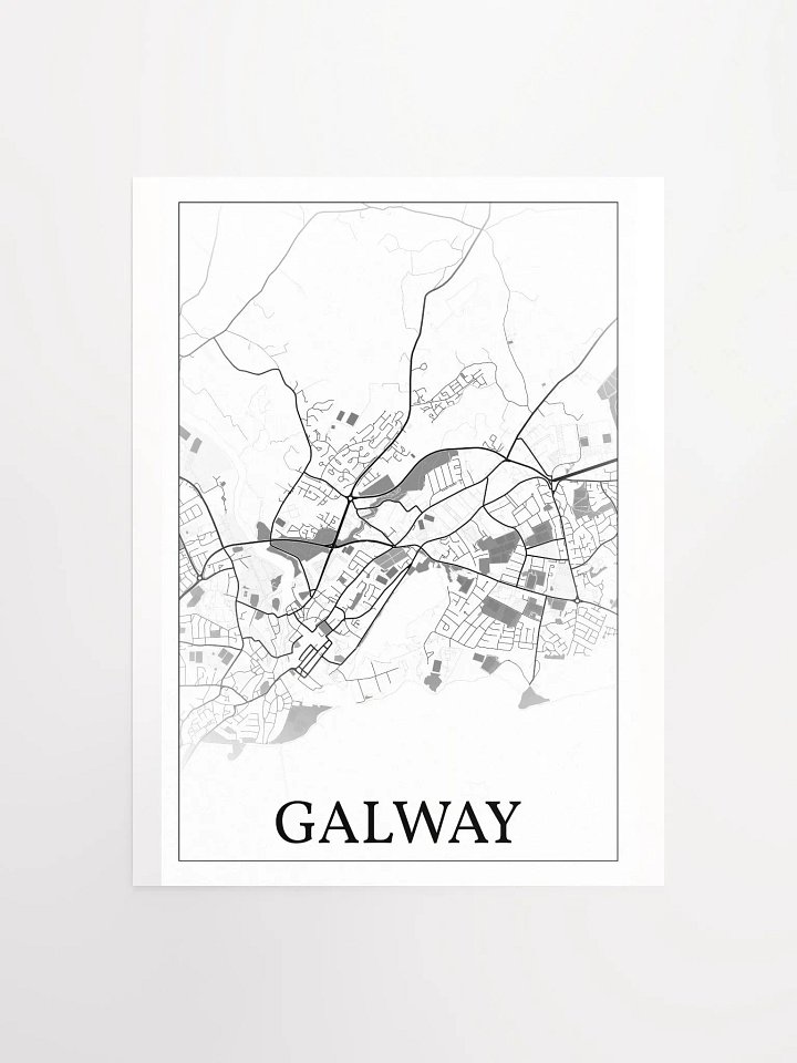 Galway, Éire, city map print product image (3)
