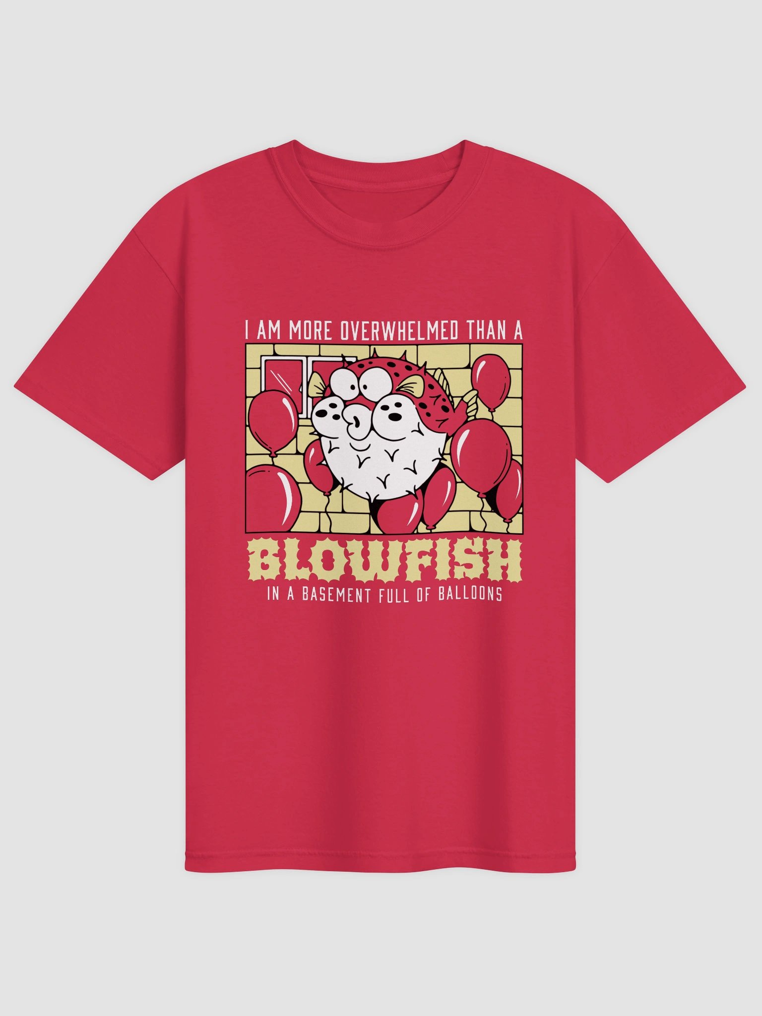Overwhelmed Blowfish Unisex Tee product image (3)