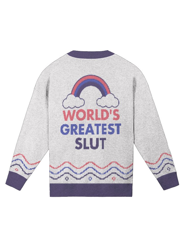 World's Greatest Slut purple relaxed fit sweater product image (10)