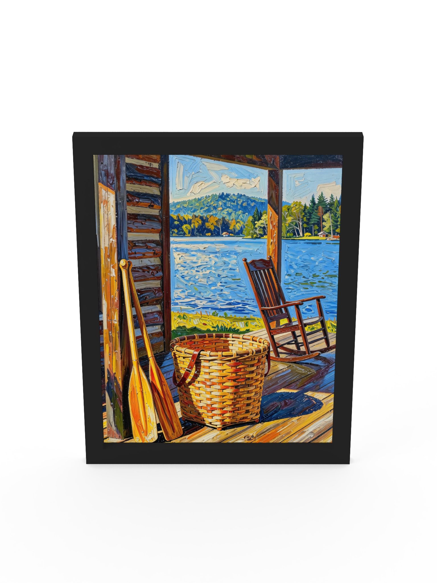 The Camp Porch Framed Print product image (39)