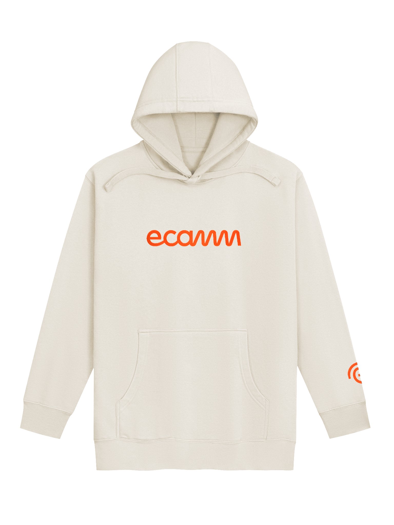 Ecamm Hoodie 2026 (orange logo) product image (1)