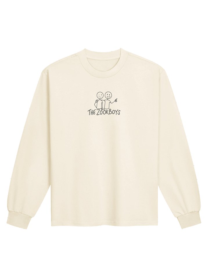 TheZookBoys Stick Figure Long Sleeve (Black Logo) product image (1)
