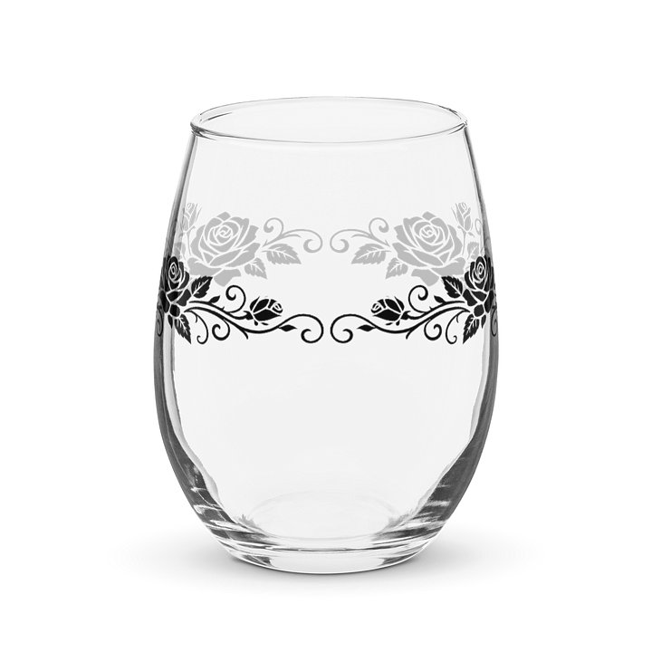 Spec's Roses Wine Glass product image (1)