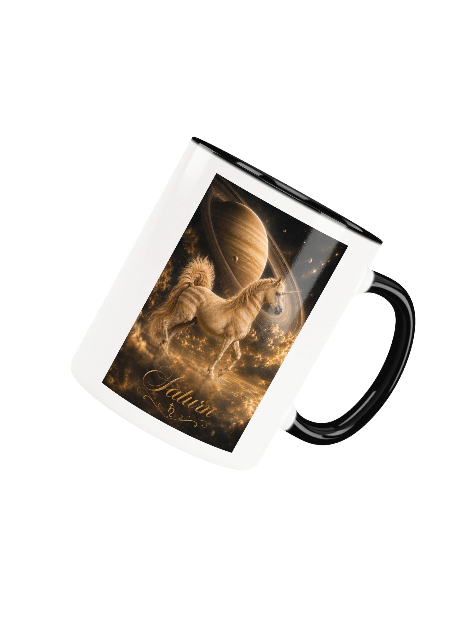 Saturn Unicorn Ceramic Mug product image (9)