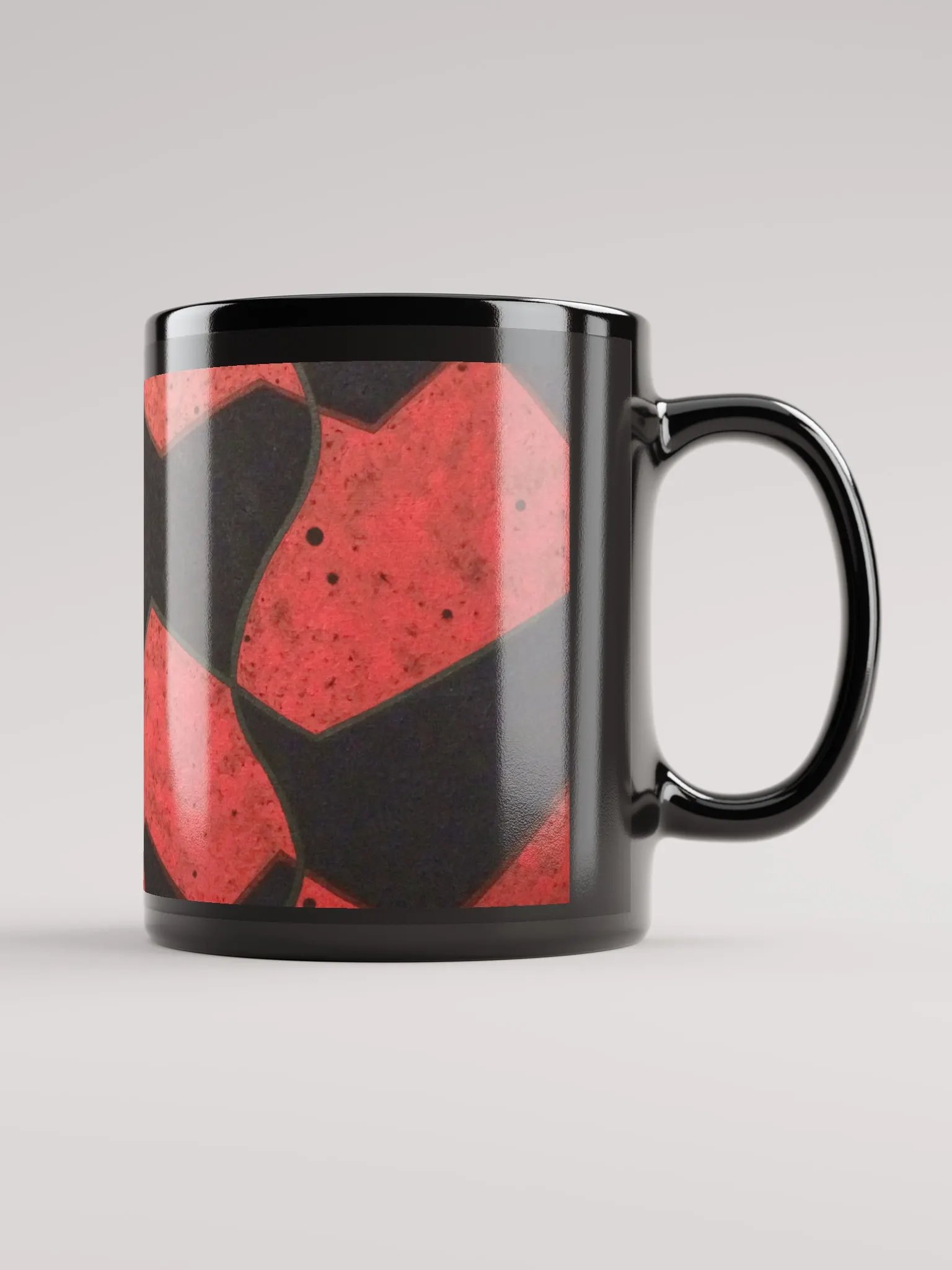 The Real Fix Black Glossy Mug product image (1)