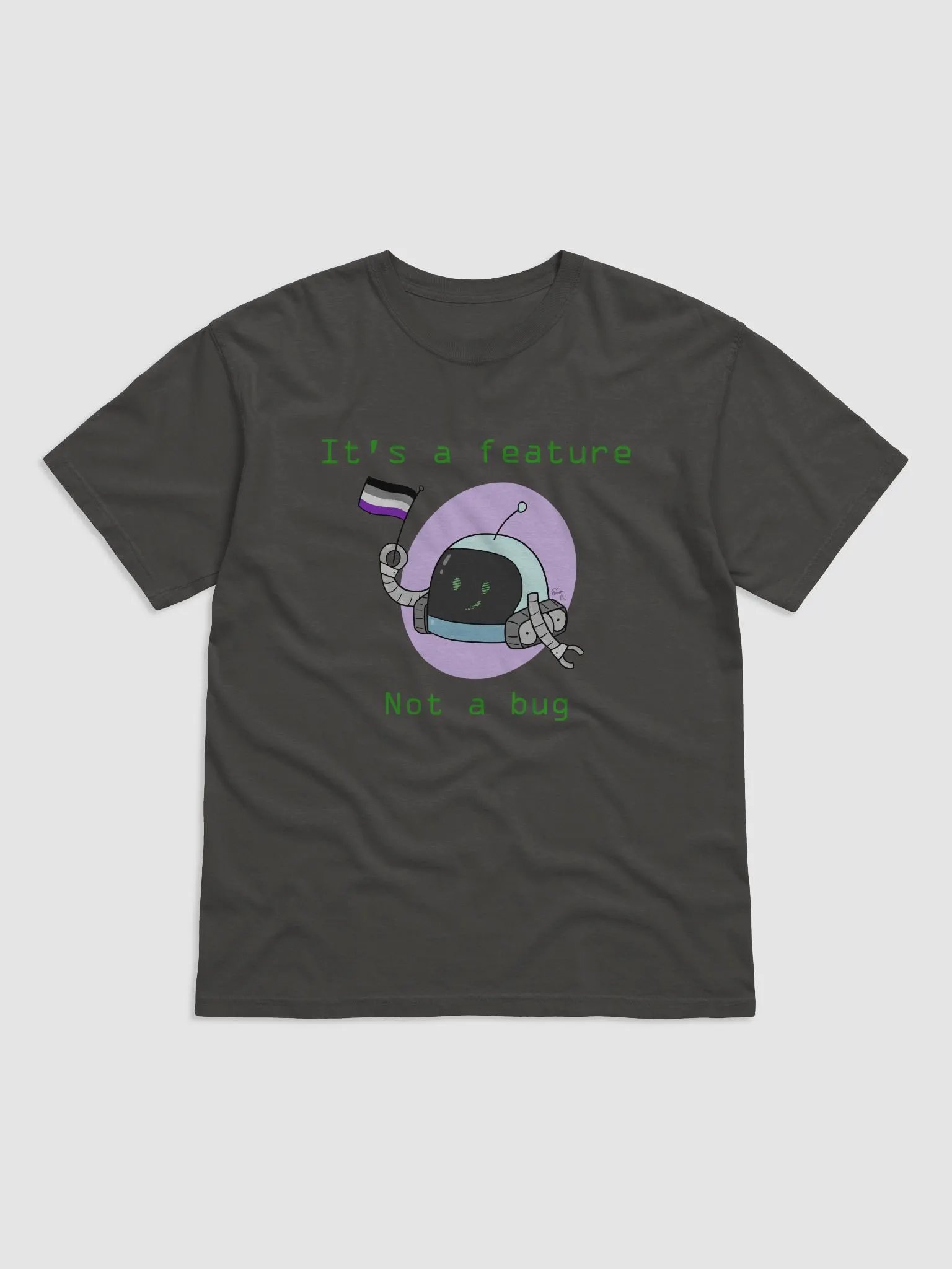 Robo Pride Shirt - Asexual product image (17)