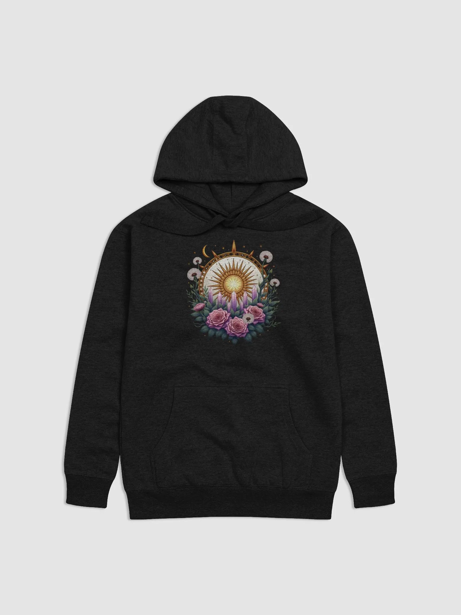 Mystical Sun and Crystal Rose Garden - Celestial Boho Design product image (1)