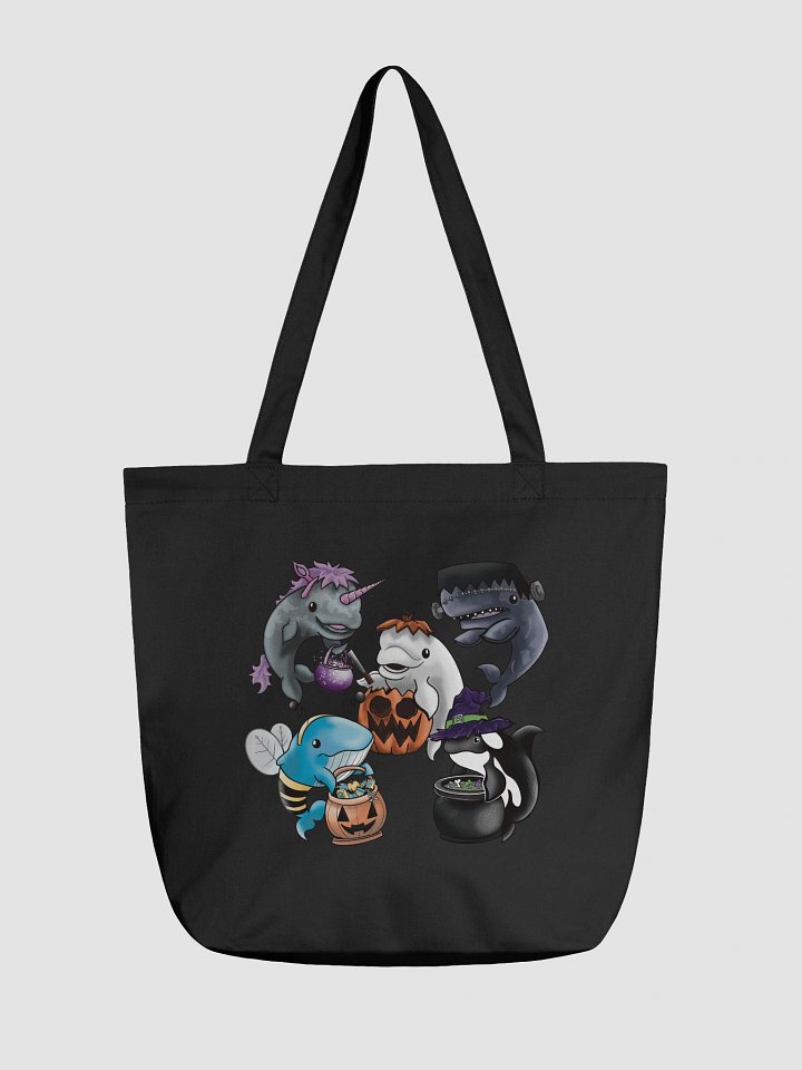 Halloween Whales Tote Bag product image (1)