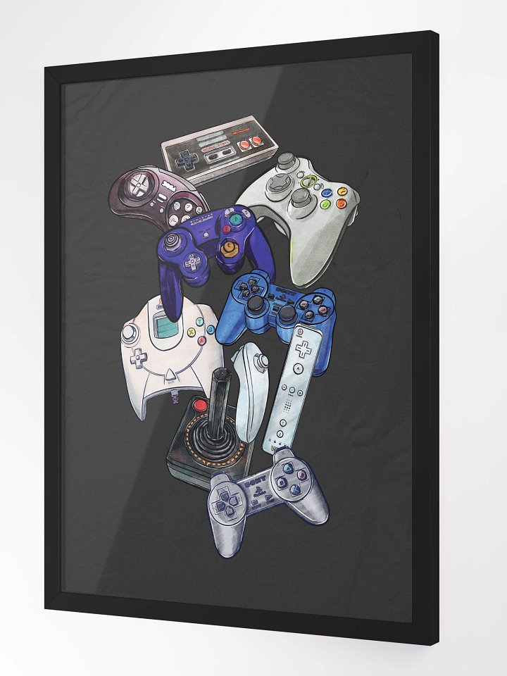 Button Masher Framed Poster product image (2)